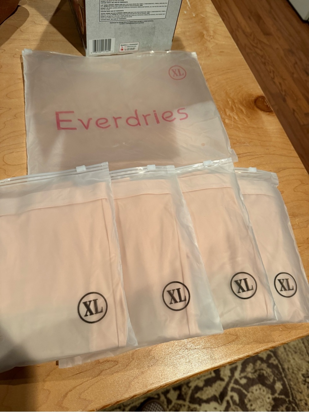Everdriés Pink XL Shapewear Set (4 pack)